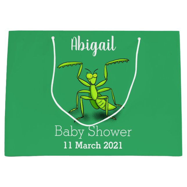 Lönsam illustration av mantis tecknad i grönt (Framsidan)