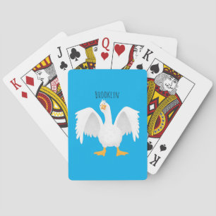 Lönsam illustration av nyfiken domestic, tecknad casinokort