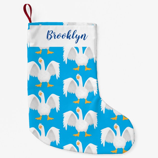 Lönsam illustration av nyfiken domestic, tecknad liten julstrumpa (Framsidan)