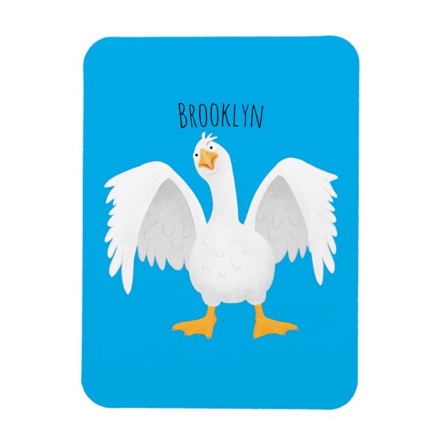 Lönsam illustration av nyfiken domestic, tecknad magnet (Vertikal)