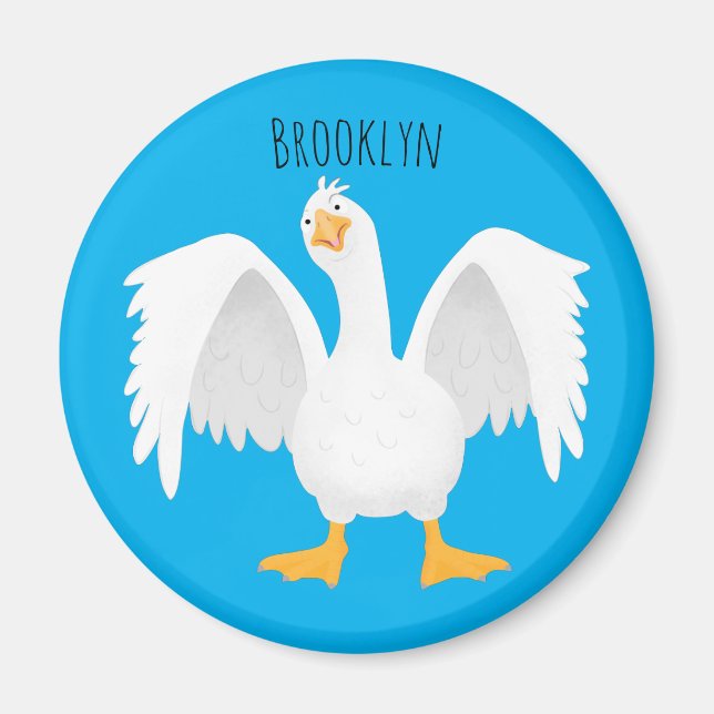 Lönsam illustration av nyfiken domestic, tecknad magnet (Framsidan)