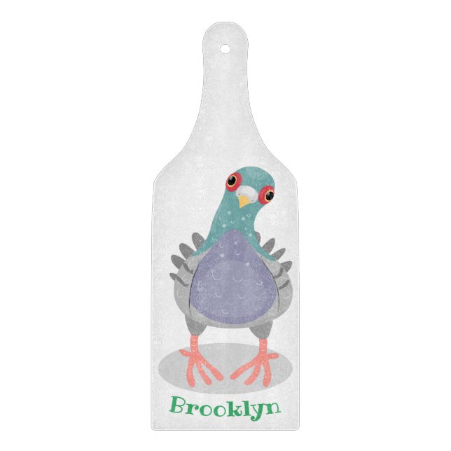Lönsam illustration av nyfiken duva tecknad (Framsidan)
