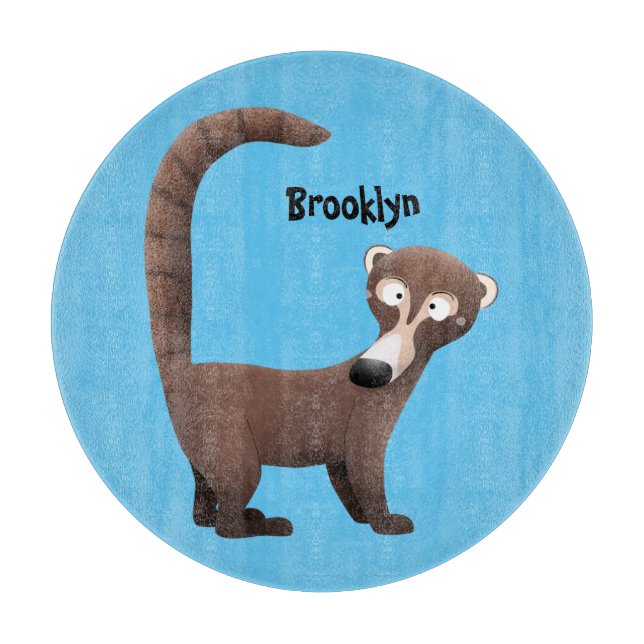 Lönsam illustration av nyfiken tecknad i Coatimund (Framsidan)