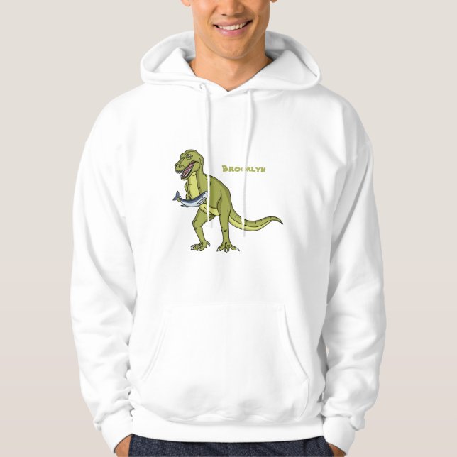 Lönsam illustration av T rex dinosauaur Hoodie (Framsida)