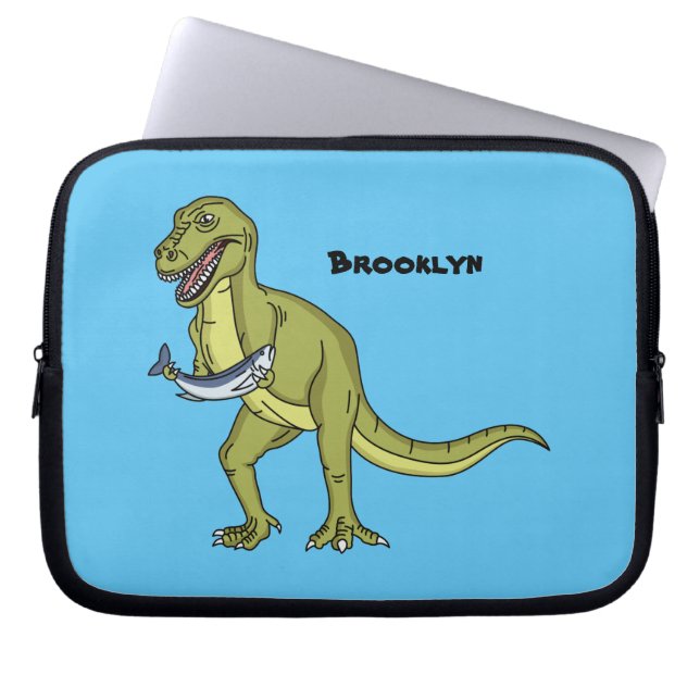 Lönsam illustration av T rex dinosauaur Laptop Fodral (Framsidan)