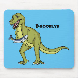 Lönsam illustration av T rex dinosauaur Musmatta