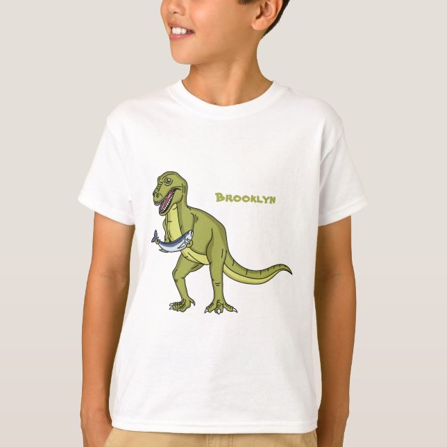 Lönsam illustration av T rex dinosauaur Shirt (Framsida)