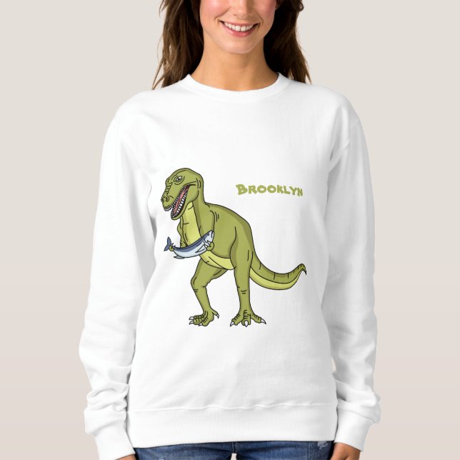 Lönsam illustration av T rex dinosauaur Shirt (Framsida)