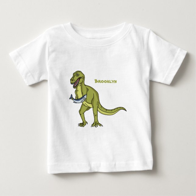 Lönsam illustration av T rex dinosauaur T Shirt (Framsida)