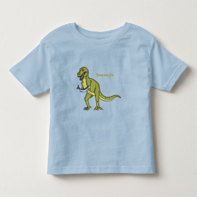Lönsam illustration av T rex dinosauaur T Shirt (Framsida)