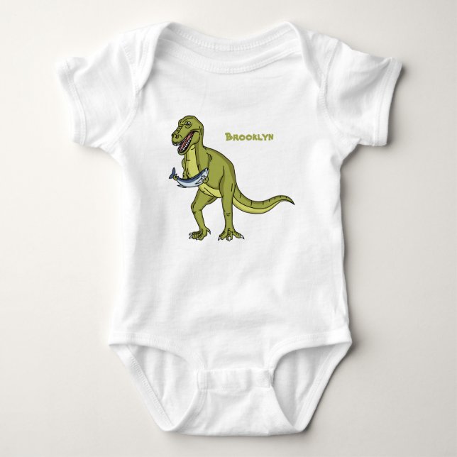 Lönsam illustration av T rex dinosauaur T Shirt (Framsida)