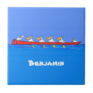 Lönsam illustration av tecknad kakelplatta