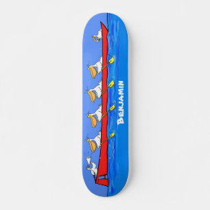 Lönsam illustration av tecknad mini skateboard bräda 18,5 cm