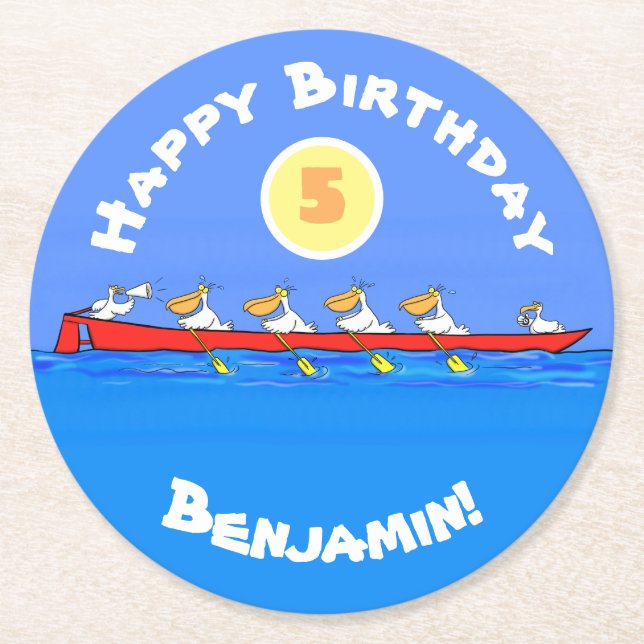 Lönsam illustration av tecknad underlägg papper rund (Framsidan)