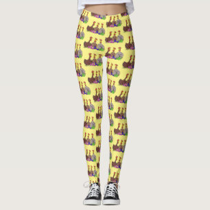 Lönsam illustration av tecknaden av stickade kyckl leggings