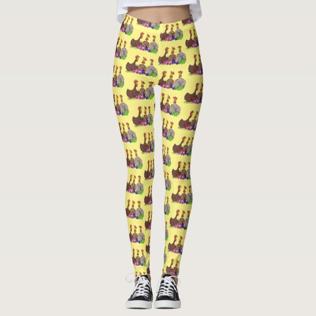 Lönsam illustration av tecknaden av stickade kyckl leggings (Framsida)