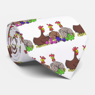 Lönsam illustration av tecknaden av stickade kyckl slips