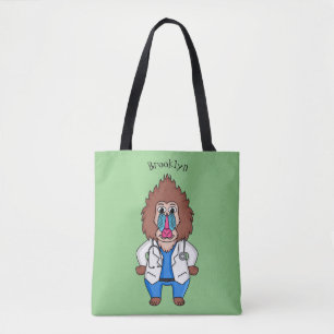Lönsam illustration av tecknaden doktor i mandrill tygkasse