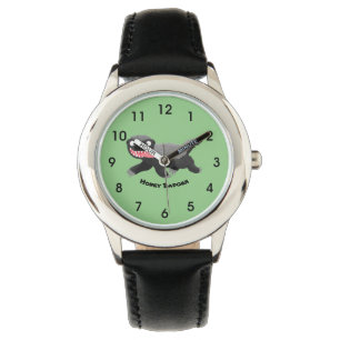 Lönsam illustration av tecknaden honey badger hung armbandsur