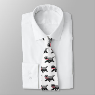 Lönsam illustration av tecknaden honey badger hung slips