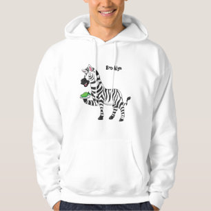 Lönsam illustration av zebra-tecknaden hoodie