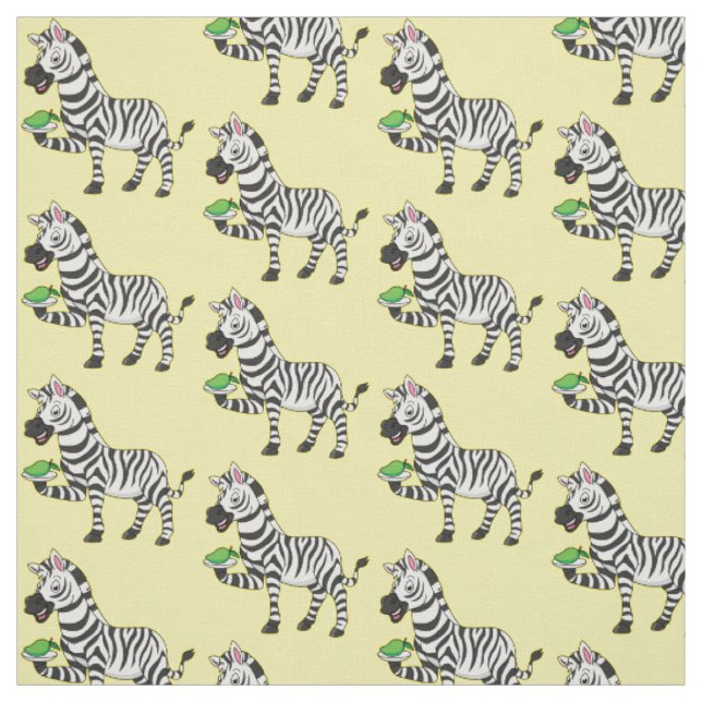 Lönsam illustration av zebra-tecknaden tyg (Provkarta)