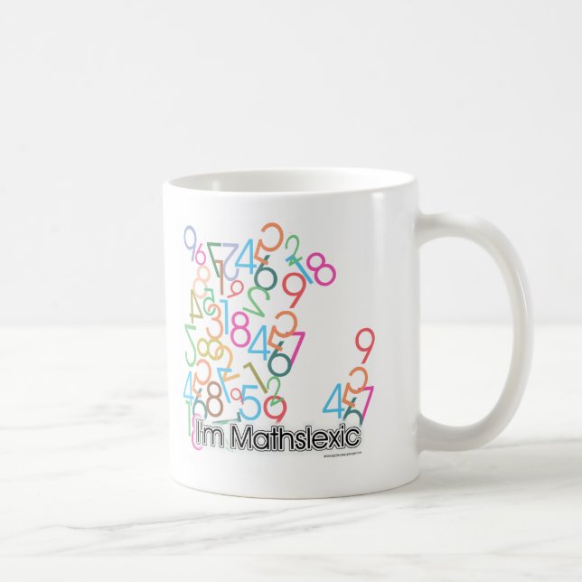 Lönsam Im Mathslexic Design Kaffemugg (Höger)