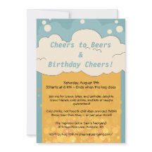 Lönsam inbjudan till Beer Birthday - Brew Bash Par