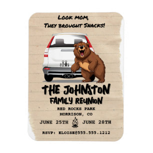 Lönsam inbjudan till familjeåterförening med Bear Magnet
