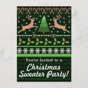 Lönsam inbjudan till Sweater Party