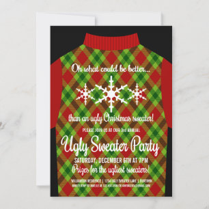 Lönsam inbjudan till Sweater Party