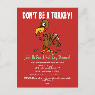 Lönsam inbjudan till Turkiets Helgdag på middag