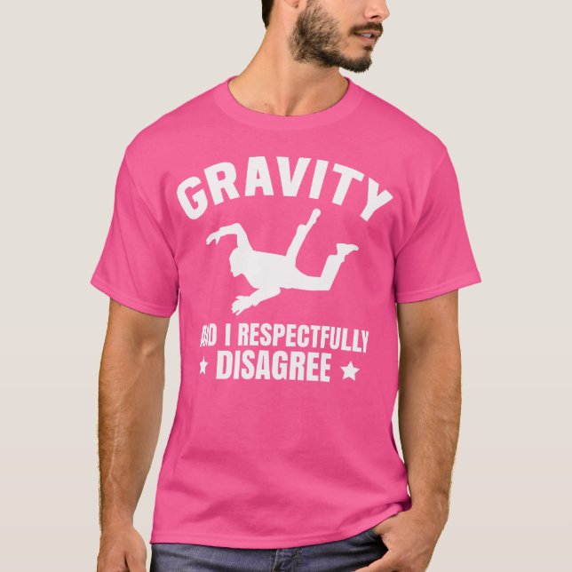 Lönsam inomhusSkydiving T Shirt (Framsida)