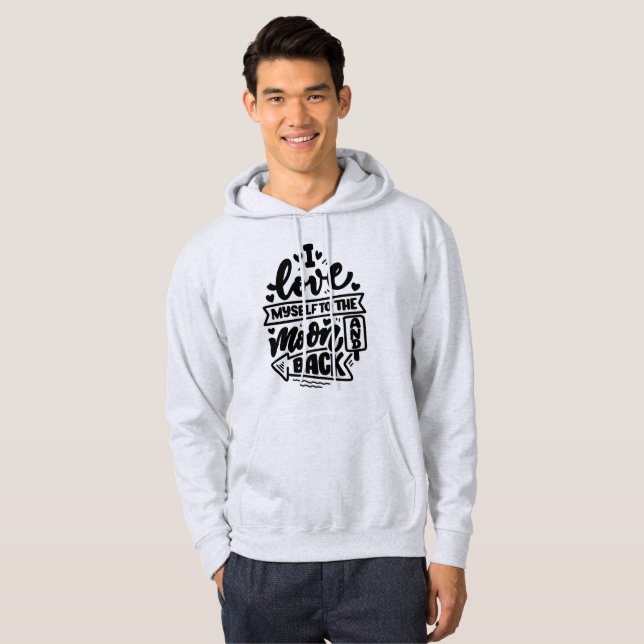 Lönsam, inspirationslös, söt tröja hoodie (Hel framsida)