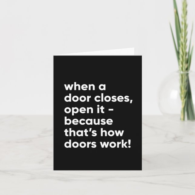 Lönsam inspirationsoffert i svartvitt kort (Framsida)