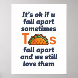 Lönsam inspirationsoffert Taco Älskare Mexican F Poster