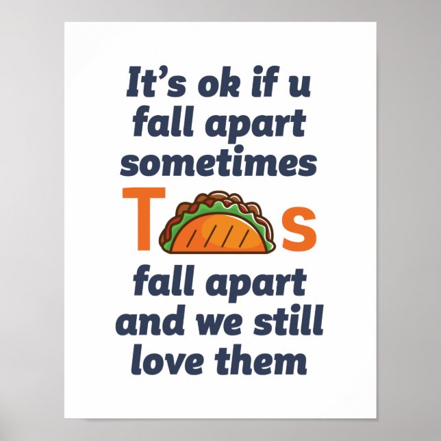 Lönsam inspirationsoffert Taco Älskare Mexican Foo Poster (Framsidan)