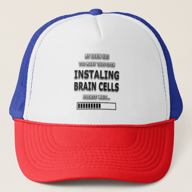 Lönsam INSTALERING AV BRAIN CELLS Typografi Keps (Framsida)