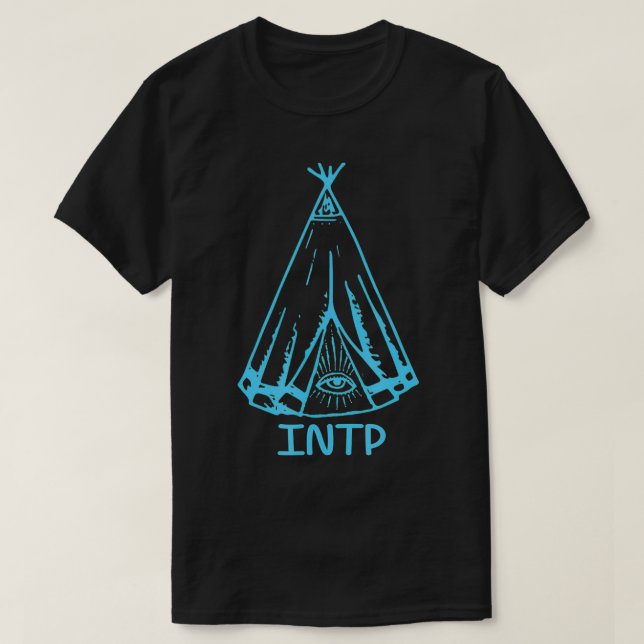 Lönsam INTP Öga i TeePee T Shirt (Design framsida)