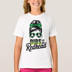 Lönsam irländsk flicka St patricks day Shamrock T Shirt