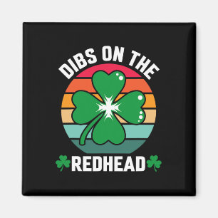 Lönsam irländsk St patricks day Shamrock Dibs på R Magnet