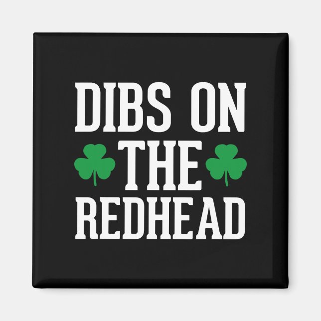 Lönsam irländsk St patricks day Shamrock Dibs på R Magnet (Framsidan)