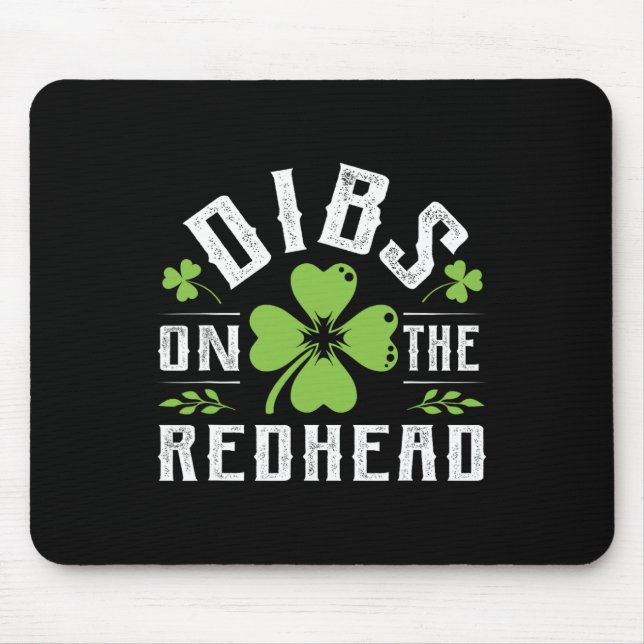 Lönsam irländsk St patricks day Shamrock Dibs på R Musmatta (Framsidan)