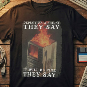 Lönsam IT-driftsättning på en Fredag-medlem T Shirt