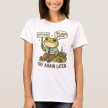 Lönsam IT Frog T-Shirt - teknisk support för "Buff