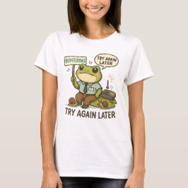 Lönsam IT Frog T-Shirt - teknisk support för "Buff