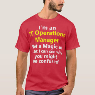Lönsam IT Manager-projektinformationsteknologi T Shirt