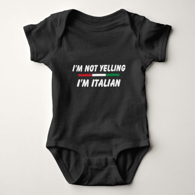 Lönsam italiensk joke, italiensk familj t shirt (Framsida)
