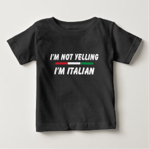 Lönsam italiensk joke, italiensk familj t shirt