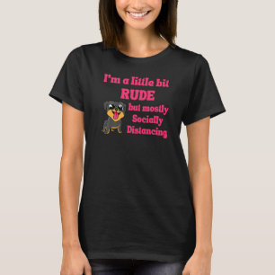 Lönsam Iu2019m lite rude men mestadels Social T Shirt